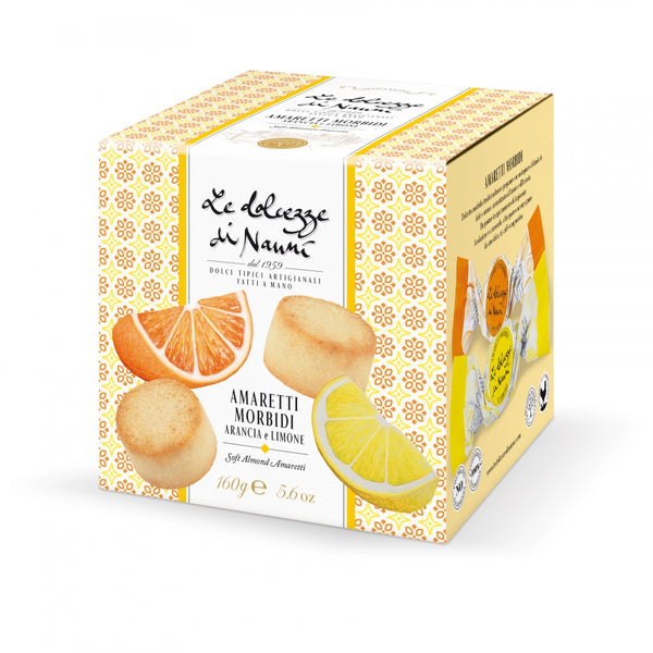 Dolcezze di Nanni Amaretti Morbidi Lemon & Orange Tin