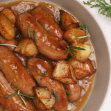 Baked Pork Sausages with Potatoes & Gravy (8 - 10 Pax)