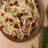 Shredded Brussels Sprouts, Turnip & Cranberry Salad Tray