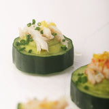 Crab & Avocado Cucumber Bite