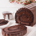 Flourless Chocolate Log Cake