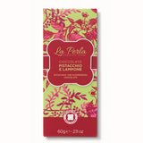 La Perla Tasty Chocolate Bar with Pistachio & Raspberry 60g