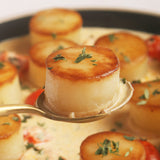 Fondant Potatoes with Smoked Paprika Cream