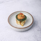 Grilled Zucchini, Artichoke Puree & Sun-dried Tomato
