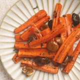 Honey & Orange Glazed Carrots with Chestnuts