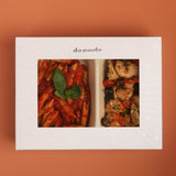 Garlic Prawns with Penne al Pomodoro Lunch Box