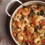 Prawns with Lemon & White Wine