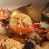 Prawns with Lemon & White Wine