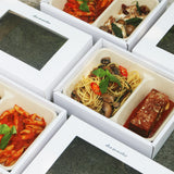 Lemon & Caper Salmon with Spaghetti Aglio Olio Lunch Box