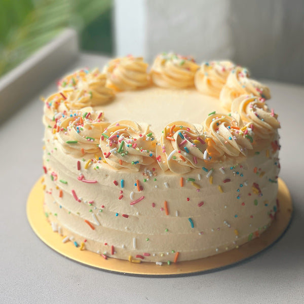 Kid's Vanilla Birthday Cake