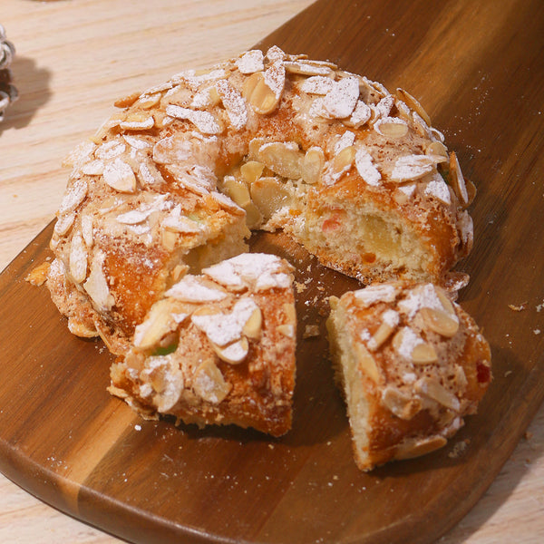 King's Brioche Bun with Marzipan